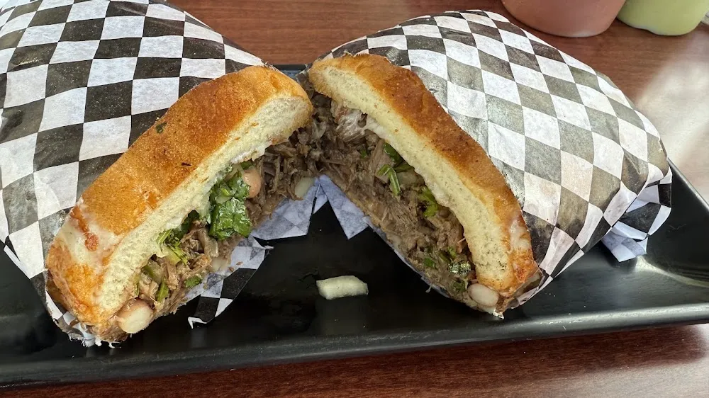 Torta De Birria De Chivo